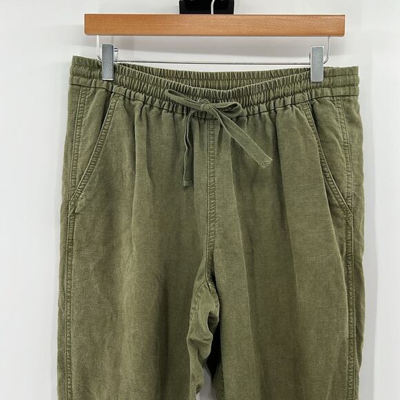 J. Crew Point Sur Seaside Linen Blend Joggers - Green - 6 - Picture 2 of 7